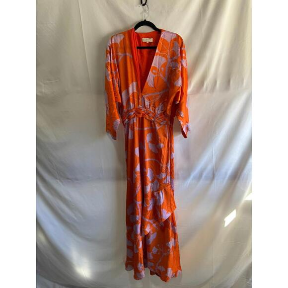 Andrés Otálora Heliconia Maxi Dress Multicolor Size 10 (As Is Condition) - Picture 4 of 16